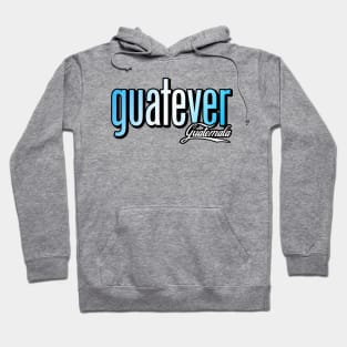 GUATEVER Blue and White Hoodie